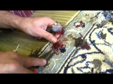 how to repair oriental rug