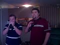 P-Nutt and Mark singing P-Nutt and Mark singing