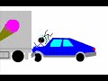 One funny car crash with a nasty ending lol