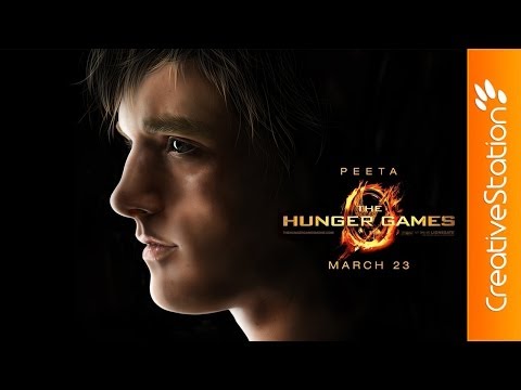 Peeta /Hunger Games/ - Speed Painting (#Samsung Galaxy Note) | CreativeStation