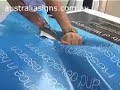 Banner Strength Test - PVC Vinyl Material Banner Strength Test - PVC Vinyl Material