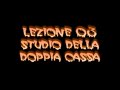 batteria lezione 03 doppia cassa metodo di dench sebastian