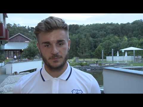 Everton arrive in Austria Everton arrive in Austria