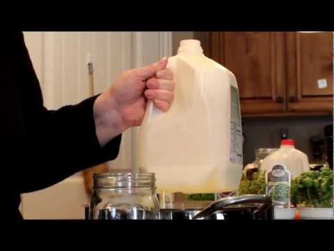 how to collect cream from raw milk