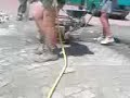 Paves granit 9/11 une face flamme Damage