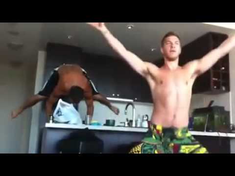 Funny American Boys Dancing on Indian Bhangra Song
