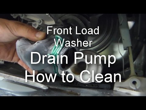 how to unclog washing machine drain hose