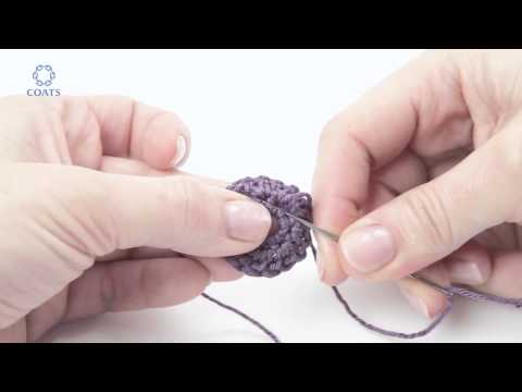 how to fasten off yarn when crocheting