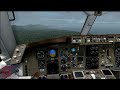 The ILS approach to NSTU, Pago Intl, is quite interesting. Although the aircraft is lined up on the localizer, the runway is about 5 degrees off to the left of the approach. This ended up being a manual approach and landing.