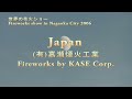 1080p 長岡世界の花火ショー 【加瀨煙火工業】 Fireworks show in Japan 4/4