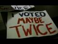 Signs found outside MN Canvass Board