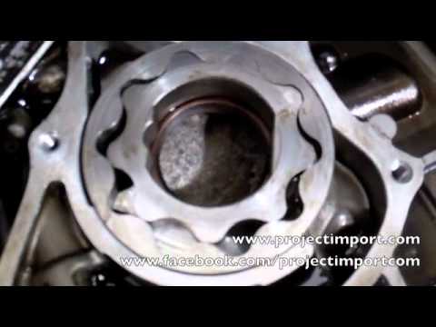how to shim b series oil pump