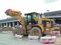 Dozer on two wheels - stunts