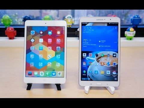 Galaxy Tab Pro 8.4 vs iPad mini with Retina display