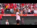 Click here to watch this video Madison Carney sings National Anthem and Take Me Out to the Ballgame At Angels game May 16 2012