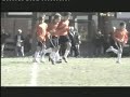 Il Futbolclub di Luca Bergamini si conferma protagonista nel girone H della Coppa Roma battendo in casa (Acqua Acetosa, 4 novembre 2007) con un perentorio 4-0 l'ostico Spes Montesacro.Vi proponiamo qui il gol del 2-0 a inizio secondo tempo siglato da Giulio (Rosati) con una punizione-gioiello. Punizione assegnata al Futbolclub per evidente trattenuta di maglia subita da Roberto (Dentice) lanciato (da Giulio) in velocità sulla fascia destra. E' il gol che spiana la vittoria agli arancioni di Cardone.