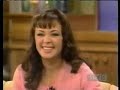 King of Queens actors Kevin James and Leah Remini on talkshow 'Donny and Marie'.