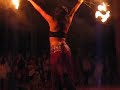 jade with fire fans at Damanhur