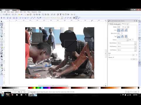 inkscape - How to trace images in Inkscape to create minimal, clean graphics for product and human interaction representations.