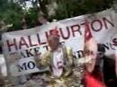 Protesters at the Halliburton Shareholders Meeting