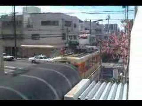 伊予鉄道　環状線　2000形　日赤前到着