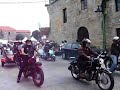 Saída da XI Concentración de Motos Vellas do Salnés da incomparable marco da Praza de Fefiñans o día 10/08/08