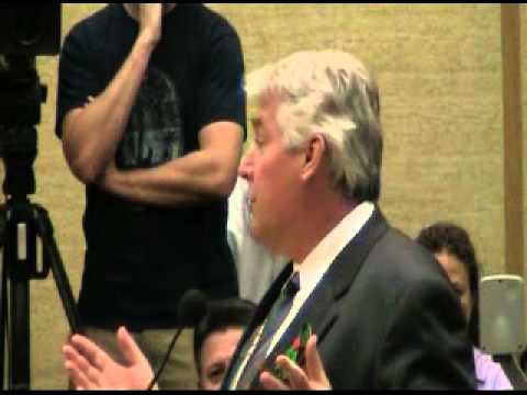 Stacy Sentencing - James Stacy trys to make the city council understand the impact of the proposial.