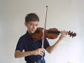 J.S.Bach-Sonata N�1 in g-moll , Fuga(Stepan Grytsay-10years)