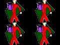 here is a funny song by the excentric singer gloria wood. 
the 26th of may, 1958, time magazine wrote:
�the most pervasive voice in radio or television belongs neither to bing crosby nor perry como, but to a pretty, twinkly, auburn-haired girl named gloria wood. blessed with a four-octave range and a gift for mimicry, gloria can sing high or low, squeaky or sweet, on demand and to order. and the demand for such special talents is tremendous. in just the past three years, gloria has recorded for more than 2000 singing commercials. (...) she is the voice of the impish tinker bell orbiting around a jar of peter pan peanut butter, of walt disney's minnie mouse, and (on records) of rudolph the red-nosed reindeer. one firm planned a commercial featuring an eight-year-old boy, a nine-year-old girl, their mother and grandmother. gloria did all four characters. (...) with her four-octave range, which she claims matches the eerie range of peruvian vocal acrobat yma sumac, she can take off from low c below middle c and soar to c above high c. but this endowment also drives gloria to despair: nobody wants to hear her sing straight. her mother, a pop singer on boston radio back in the mid-'20s thrust gloria into big-band singing straight out of high school in 1941. gloria did solid hitches with horace heidt and kay kyser, in 1953 made a capitol record called 