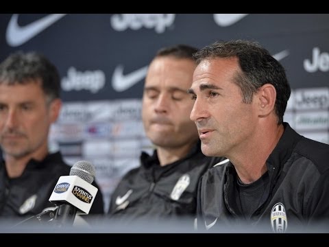 Conferenza stampa dello staff tecnico della Juventus