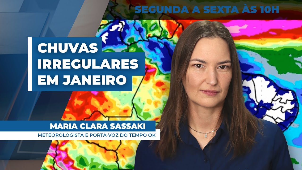 Mesmo que volumosas, chuvas devem ser irregulares em janeiro