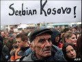 Kosovo. Serbs. Kosovska Mitrovica. December 2007