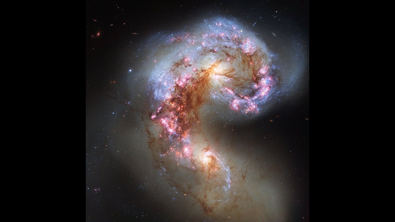 Hubble Space Telescope's Antennae Galaxies reloaded, STYX AI