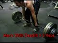 Dieselweasel 350x3: How not to deadlift (Part I)