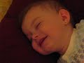 Cutest Baby Laugh Ever!! - Baby laughing in her sleep - Lilah.