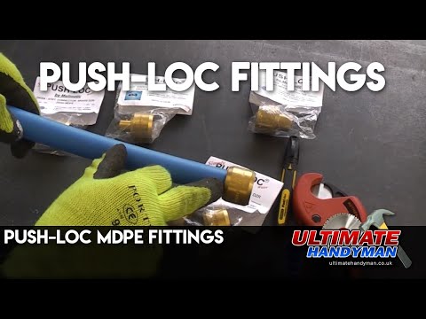 how to fit mdpe connectors