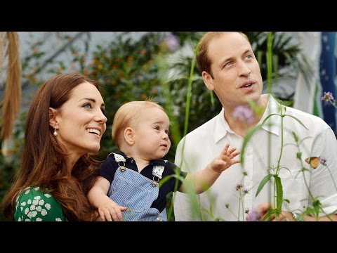 UK - Prince George celebrates his first birthday on July 22.. From the media frenzy outside St. Mary's Hospital to his first birthday photos, here is a look back his first year. Photo: AP.