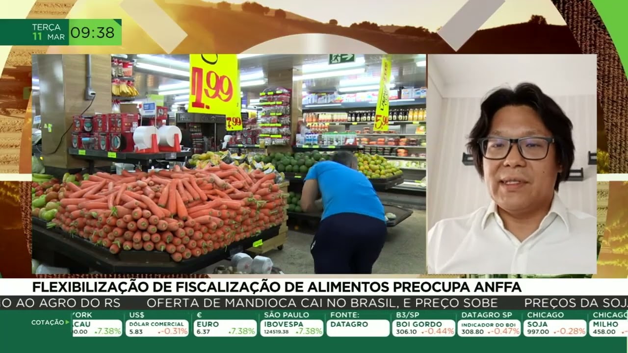 Flexibilização de fiscalização de alimentos preocupa ANFFA