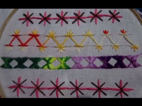 70+ Embroidery Stitch Sampler Pattern PNG JPG