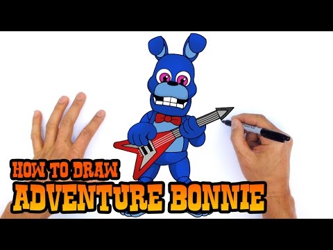 video-linktoworks-How to Draw FNAF | Adventure Bonnie - YouTube