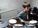Sonny on the drums
