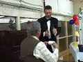 Comedy Toilet Paper Over Head of Guy on Stage... Funny gag.. Comedy Toilet Paper Over Head of Guy on Stage... Funny gag..