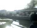 Milano: incendio sul naviglio grande Milano: incendio sul naviglio grande