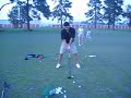 Phil Sanchez hitting Long Drives at Borden's Golf Range