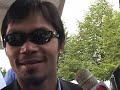 Manny Pacquiao speaks about fight with Oscar De La Hoya Manny Pacquiao speaks about fight with Oscar De La Hoya