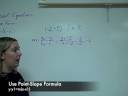 Writing Linear Equation from 2 Points