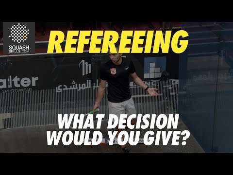 Squash Refereeing: Gaultier v Soliman - Stroke