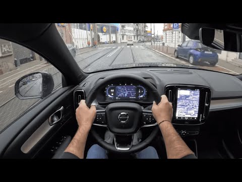 new volvo xc40 2025 20 b3 163 hp  pov test drive