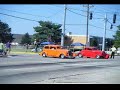 Street Rod Nationals 2008 - Cars leaving on final day