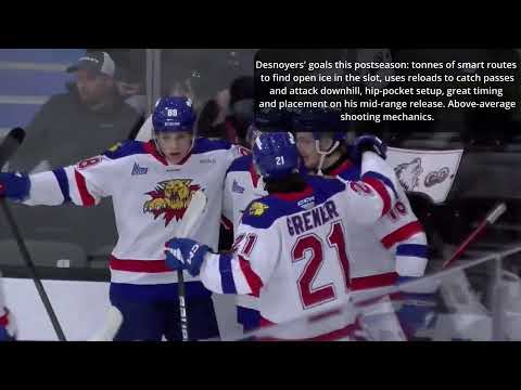 Caleb Desnoyers - postseason goals